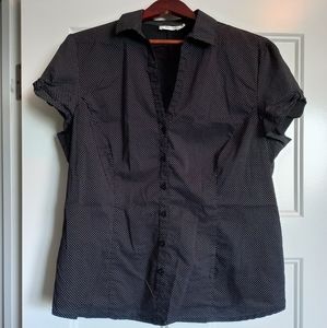 Ricki's Black & White Polka Dot Blouse